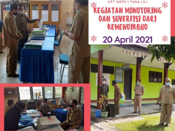 Kegiatan monotoring dan suverfisi dari KEMENDIKBUD